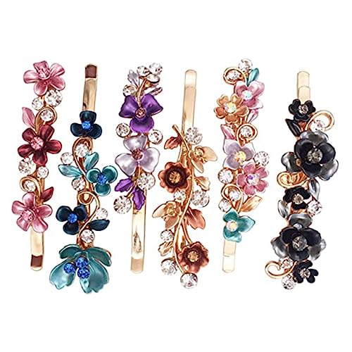 AUTSUPPL 6stücke Teiliges Vintage Haarspangen Metall Haarclips Mit Blumen-design Dekorative Haaraccessoires Für Damen Und Mädchen Für Hochzeiten Und Besondere Anlässe von AUTSUPPL