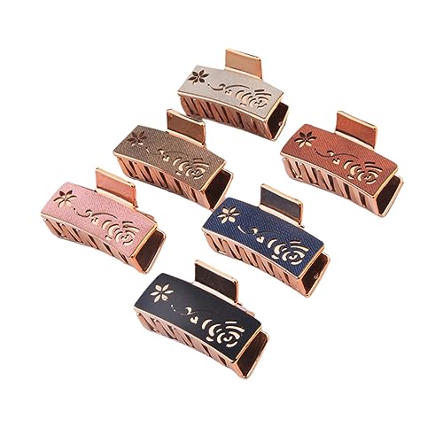 AUTSUPPL 6stücke Geometrische Haarspangen Im Rechteckigen Design Für Frauen Und Mädchen Stilvolle Haarklammern Für Feines Und Dickes Haar Rutschfeste Leichte Haaraccessoires von AUTSUPPL