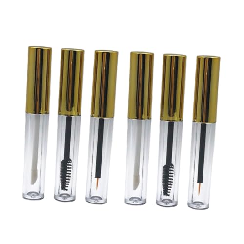 AUTSUPPL 6 Stk 3,5 Ml Leere Kosmetikbehälter Lipgloss Tuben Leer Unterverpackungsflaschen Für Eyeliner Lipgloss Make-up Zubehör von AUTSUPPL