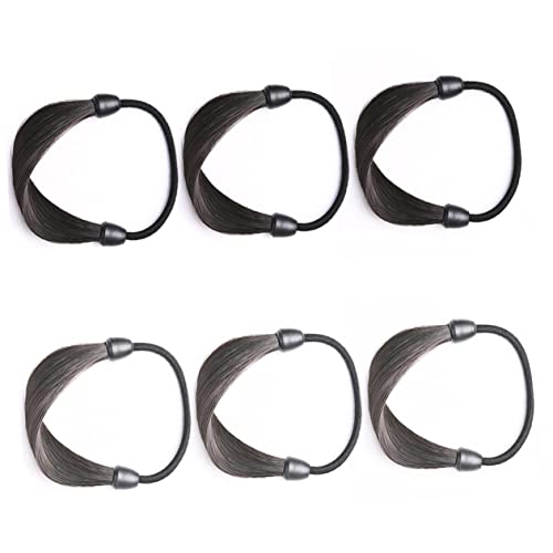 AUTSUPPL 6stücke Einfaches Haarband Elastisches Haarseil Pferdeschwanzhalter Für Frauen Mädchen Kopfschmuck Aus Feinem Material von AUTSUPPL