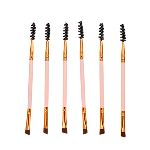 AUTSUPPL 6st Augenbrauenbürste Mascara-bürste Spoolie Geburtstagsgeschenk Für Frauen Parfümflasche in Herzform Schminkkasten Augenbrauen-make-up Wimpern Kräuseln Bürsten Rosa Kunstfaser von AUTSUPPL