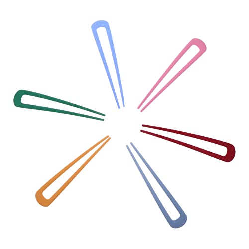 AUTSUPPL 6stücke U-förmige Haarnadeln Aus Elegante Damenhaarspangen U-förmige Kopfbedeckungen Einfaches Design Für Mädchen Und Frauen von AUTSUPPL