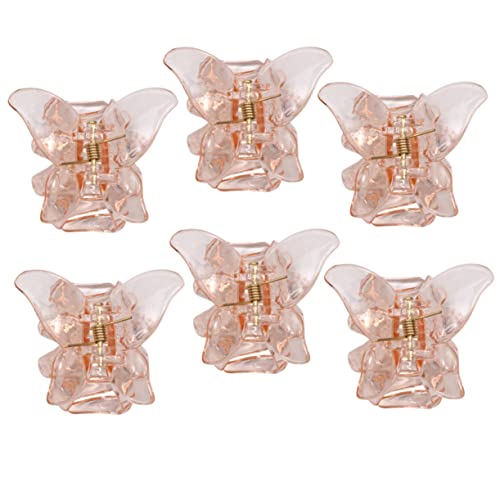 AUTSUPPL 6stücke Transparente Haarklammern Mit Starkem Haarspangen Für Frauen Schmetterlingsdesign Haar-accessoires Für Täglichen Gebrauch von AUTSUPPL