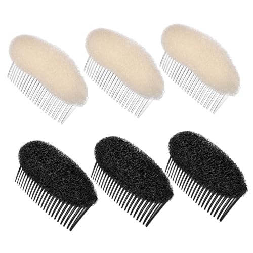 AUTSUPPL 6stücke Haarformkamm Aus Schwamm Haarstyling-zubehör Werkzeug Für Hochsteckfrisuren Haarbasis Für Frauen Geeignet Für Lange Dünne Und Dicke Haare Für Party Hochzeit Und Tägliche St von AUTSUPPL