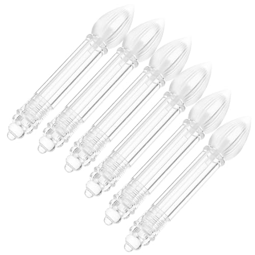 AUTSUPPL 6stücke Leere Lipgloss-tube Behälter Nachfüllbar Lip Balm Flasche Abs Material Diy Make-up-tool von AUTSUPPL