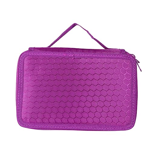 AUTSUPPL Buntstiftmäppchen Mit Fächern Steckplätze Stifttasche Stifte-Organizer Für Malen Einfach Zu Transportieren Verstauen Im Rucksack Oder von AUTSUPPL