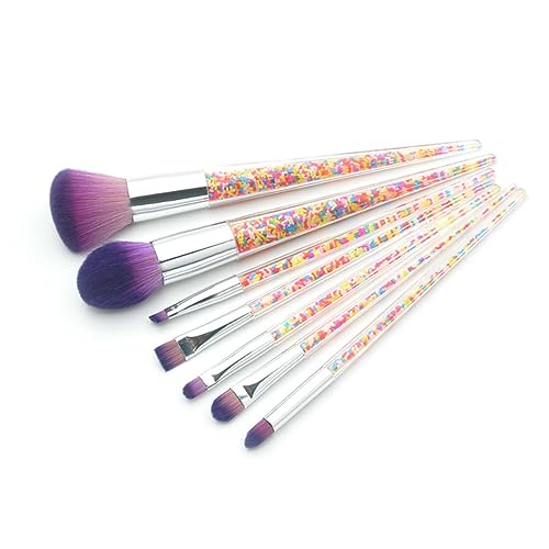 AUTSUPPL Make-up-pinsel-set 7-teilig Silberne Röhre Bequem für Frauen in Einem Pinsel-set von AUTSUPPL