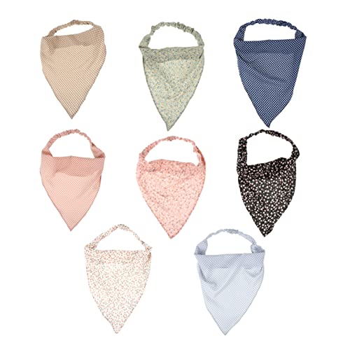 AUTSUPPL Elastisches Stirnband-set 8-teilig Kopftuch für Damen Blumenhaarschal Bequemer Stoff für Den Täglichen Gebrauch von AUTSUPPL