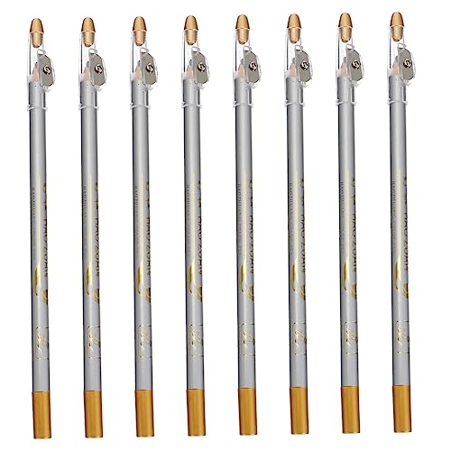 AUTSUPPL 8stücke Augenbrauenstifte Mit Anspitzer Make-up Eyeliner Bleistift Transparent Wasserfest Wischfest Für Frauen Und Mädchen Leicht Und Modisch Für Unterwegs von AUTSUPPL