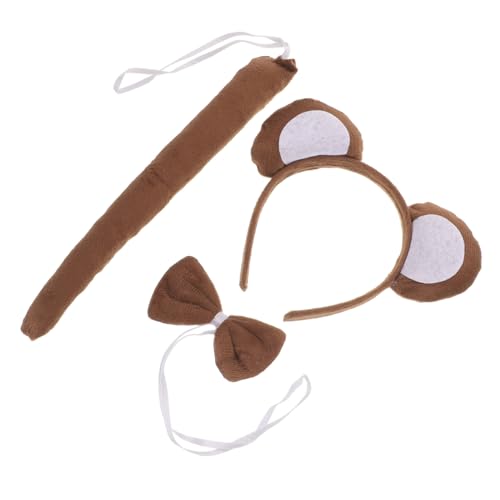 AUTSUPPL Affen Haarreifen 9 Stück Partykleid Babyspielzeug Kinderkostüme Kidcore Kleidung Hasenspielzeug Kinderpartyzubehör Hasenspielzeug Affenkostüm Affenohren Haarreifen Kinderspielzeug von AUTSUPPL