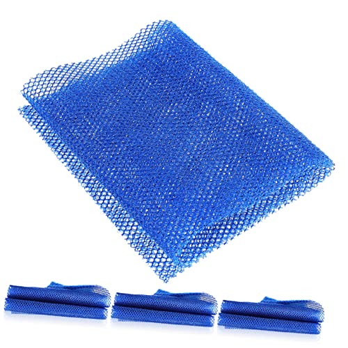 AUTSUPPL 4stücke Afrikanisches Netz Peeling Badeschwamm Exfolierende Duschsponge Für Sanfte Hautreinigung Schnell Trocknend Für Männer Und Frauen Für Tägliche Anwendung von AUTSUPPL