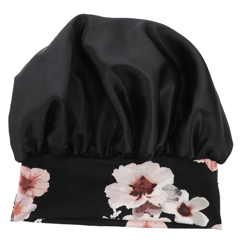 AUTSUPPL Satin Schlafhaube Für Damen Mit Breiter Krempe Verstellbar Atmungsaktiv Für Langes Und Lockiges Haar Schützt Frisur Über Nacht von AUTSUPPL