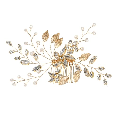AUTSUPPL Strass-haarkamm Für Damen Hochzeit Schmuck Kopfschmuck Kamm Stirnband Für Partys von AUTSUPPL