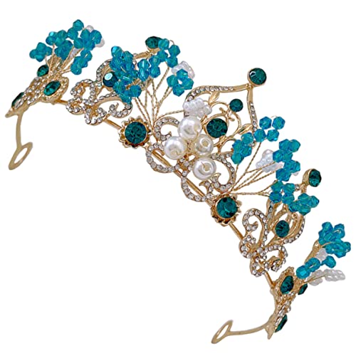 AUTSUPPL Tiara Hochzeit Kristallstrass Brautkronen Haaraccessoires Barock Stil Für Damen Elegante Kopfbedeckung von AUTSUPPL