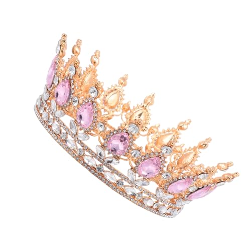 AUTSUPPL Krone Damen Hochzeit Brautkrone Mit Strass Haarschmuck Für Hochzeitskleider Langlebiges Material Einfach Zu Tragen von AUTSUPPL