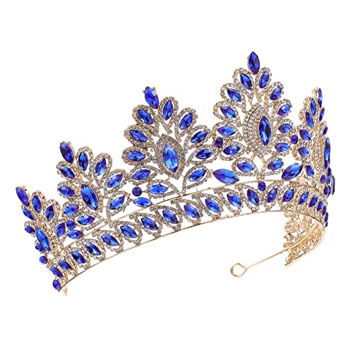 AUTSUPPL Braut Mit Wasserdiamanten Luxuriöse Krone Für Hochzeiten Geburtstagsfeiern Und Besondere Anlässe Edles Haaraccessoire Für Braut Und Ihre Begleiterinnen von AUTSUPPL