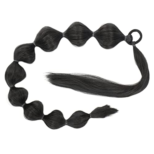 AUTSUPPL Bubble-pferdeschwanzverlängerung Mit Umwickeltem Pferdeschwanz Langer Pferdeschwanz-haarverlängerung Für Frauen Und Mädchen von AUTSUPPL