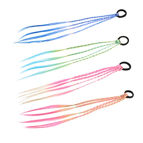 AUTSUPPL 16stücke Teiliges Junge Mädchen Haarverlängerungen Mit Bunten Zöpfen Für Festivals Und Partys Handgefertigte Sichere Und Langlebige Geflochtene Haarschmuck Für Mädchen Blau von AUTSUPPL