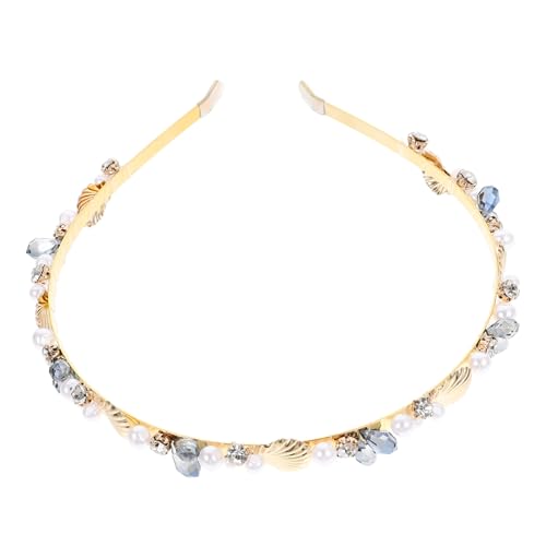 AUTSUPPL Damen Haarreif Haarband mit Muschel design Leichtes Braut Haarschmuck für Hochzeit und Party Eleganter Haarschmuck für Mädchen und Frauen Langlebiges Legierungsmaterial Vielseitig von AUTSUPPL