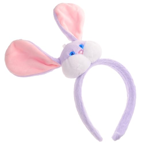 AUTSUPPL Dekoratives Kaninchen Stirnband Plüsch Haarband mit Hasenohren für Damen Party Cosplay Accessoire von AUTSUPPL
