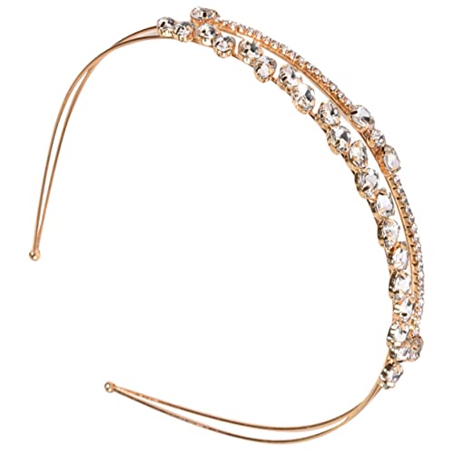 AUTSUPPL Rhinestone Haarschmuck Für Hochzeiten Funkelndes Stirnband Aus Eleganter Kopfschmuck Für Bräute Und Besondere Anlässe Schmerzfreier Halt Glänzende Akzente von AUTSUPPL