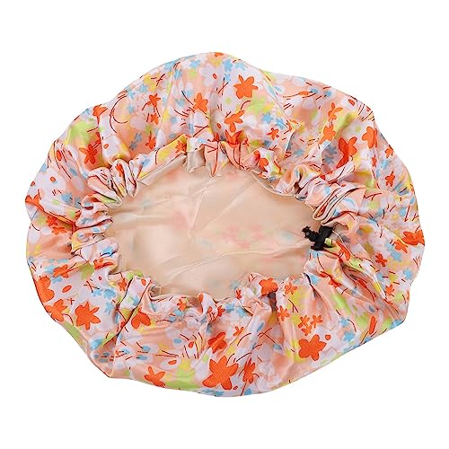 AUTSUPPL Kinder-duschmütze Aus Satin Bademütze Für Kleinkinder Sommerschutz Bei Dusche Passt Jungen Mädchen Wiederverwendbar von AUTSUPPL