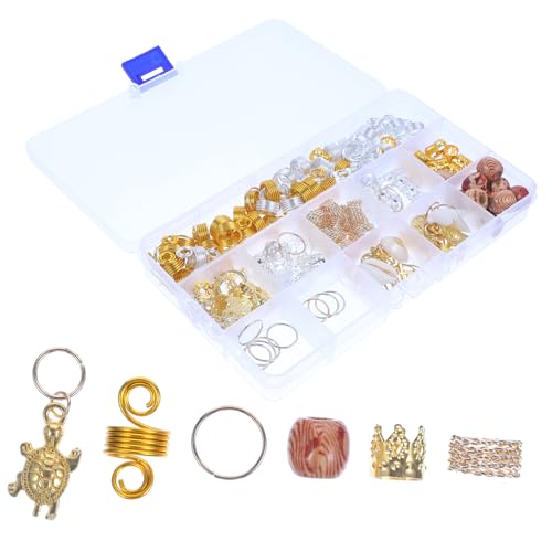 AUTSUPPL 158stücke Dreadlocks Schmuckset Stilvolle Haarzubehör Für Zöpfe Accessoires Für Partys Hochzeiten Und Fotoshootings Langlebiges Material Und Exzellente Verarbeitung von AUTSUPPL