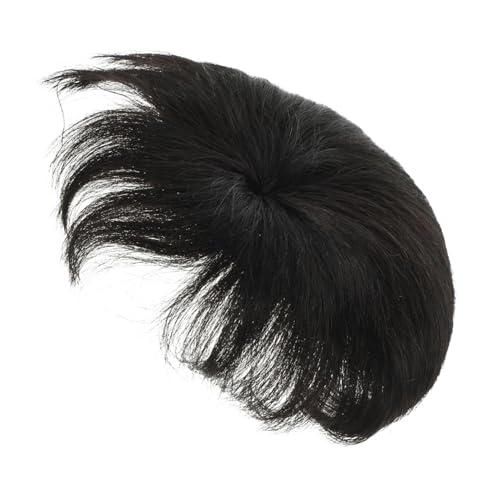 AUTSUPPL Schwarzes Haarteil Für Herren Clip-in-haarverlängerung Ersatz-toupet Bequemer Täglicher Gebrauch von AUTSUPPL