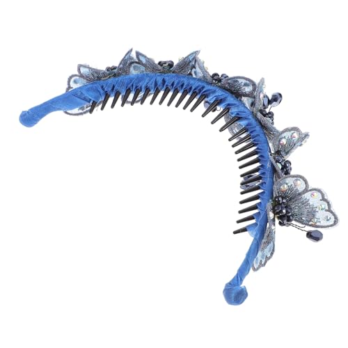 AUTSUPPL Haarnadel Handgewebte Haarspange Mit Strass Große Haarspange Für Hochzeit Party Alltag Haarschmuck Für Frauen von AUTSUPPL