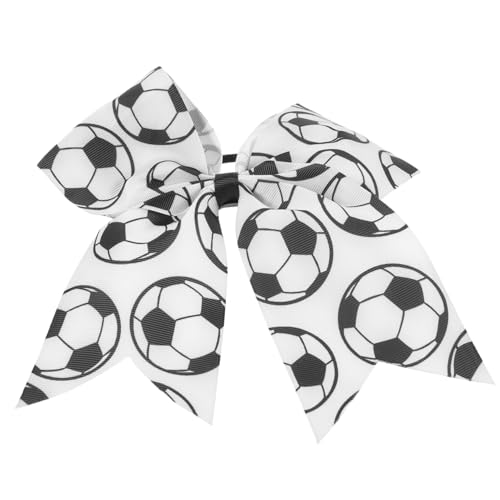 AUTSUPPL Elastische Fußball Haarspangen mit Schleife Ponytail Halter für Mädchen Haltbar und Rutschfest Geeignet für Dünnes und Dickes Haar für Partys und Sportaktivitäten von AUTSUPPL
