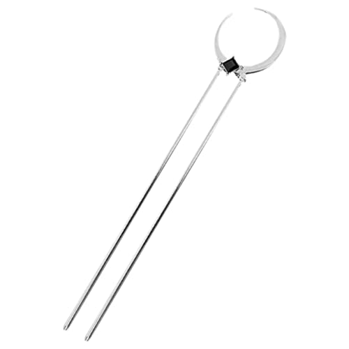 AUTSUPPL Elegante Haarnadel Mit Strass Verziertes Mond-haarforken-accessoire Für Damen Haar-haarspangen Partys Festivals Und Alltag Silberfarbene Ausführung AUTSUPPL Elegante Haarnadel Mit Strass Verziertes Mond-haarforken-accessoire Für Damen Haar-haarspangen Partys Festivals Und Alltag Silberfarbene Ausführung von AUTSUPPL