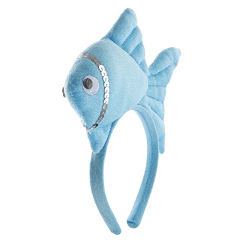 AUTSUPPL Eleganter Fisch-Haarreif - Partystirnband Mit Tiermotiven Damen Kopfschmuck Mit Krabben Motiven Farbenfrohe Regenbogen Fisch Kleidung Make up Stirnband von AUTSUPPL