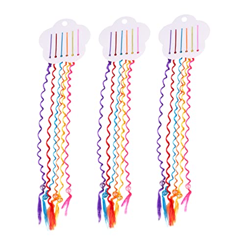 AUTSUPPL Elegantes 3er-pack Haarband Modisch Bunt Pferdeschwanz-zopf Haar-accessoire Sichere Haardekoration für Frauen von AUTSUPPL