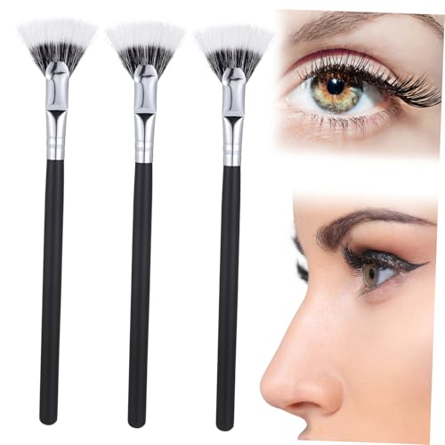 AUTSUPPL 3stücke Teiliges Von Fan-pinsel Für Wimpern Präzise Eyebrow Und Mascara-pinsel Für Effektives Augen-make-up Und Lash-definition Sanfte Borsten Für Perfekten Wimpernlook von AUTSUPPL