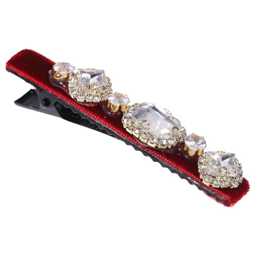 AUTSUPPL Vintage Haarklammer Mit Strass Duckbilled Haarspange Für Hochzeiten Partys Alltagsmode Stilvolles Haarschmuck-accessoire Für Frauen Langlebig Und Vielseitig Einsetzbar von AUTSUPPL