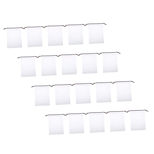 AUTSUPPL 40stücke Kordelzug Schminktasche Aus Eva Für Wimperntaschen Transparente Kosmetiktasche Als Wimpernaufbewahrung Organizer Reisetaschen Mit Kordelzug von AUTSUPPL