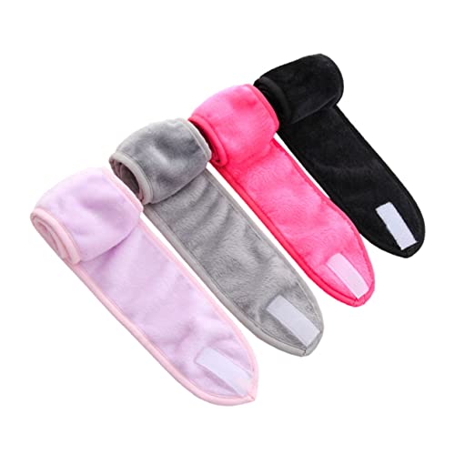 AUTSUPPL 4stücke Stirnbänder Für Gesichtswaschen Superfeine Faser Haarbands Kopf Wraps Make-up Stirnband Gesichtswasch-haarwickel von AUTSUPPL