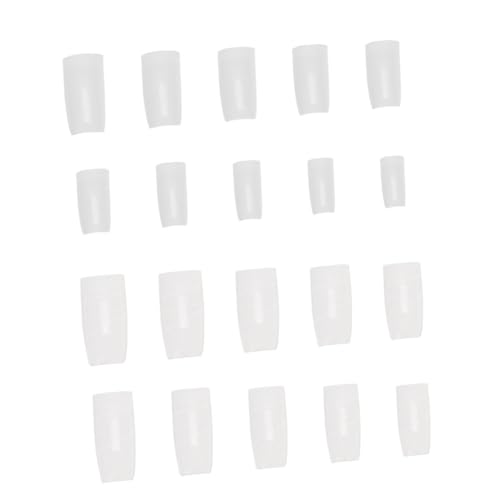 AUTSUPPL Französische Kunstnägel Boxen Mit Weiße Transparente Nägel Selbstklebende Nageltips Für Maniküre Einfach Anzubringen Für Zuhause Oder Salon Für Frauen Und Mädchen von AUTSUPPL