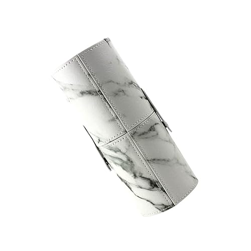 AUTSUPPL Marble Cosmetic Brush Pouch Tragbare Make-up Pinsel Tasche Mittlerer Pu Organizer Für Kosmetik Und Pinsel Für Zuhause Und Reisen von AUTSUPPL