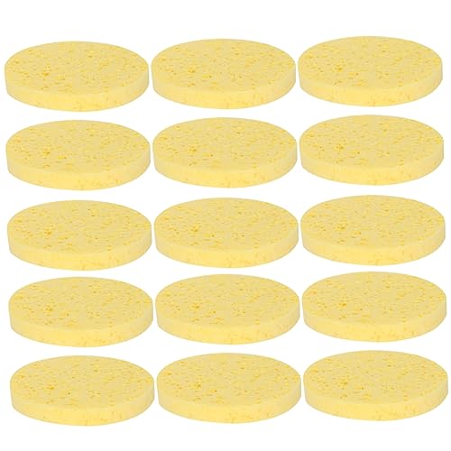 AUTSUPPL 40stücke Natur Schwamm Kosmetische Puff Runde Gesicht Waschen Schwamm Haut Pflege Reinigung Make-up Entferner Werkzeuge von AUTSUPPL