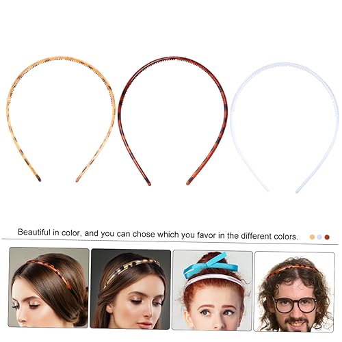 AUTSUPPL 6stücke Toothed Haarband Aus Kunststoff Für Männer Und Frauen Rutschfester Haarreifen Mit Zähnen Teiliges Set Farben Für Täglichen Gebrauch Und Stylische Frisuren von AUTSUPPL