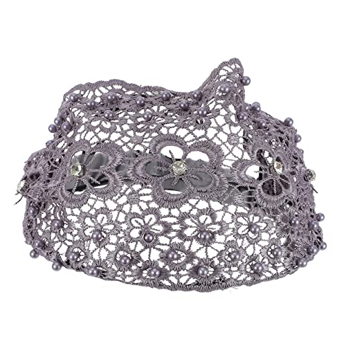 AUTSUPPL Blossom Muster Haarband Für Damen Breites Rutschfestes Stirnband Mit Künstlichen Perlen Für Hochzeiten Partys Und Besondere Anlässe Als Braut-accessoire von AUTSUPPL