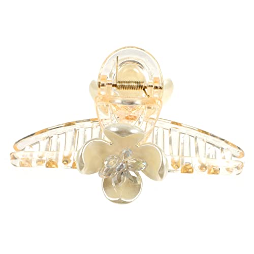 AUTSUPPL Elegante Vintage-haarspange Metalllegierung Kristallblume Haarnadel für Frauen Kreativer Haarreif Kopfbedeckung Haarspange von AUTSUPPL