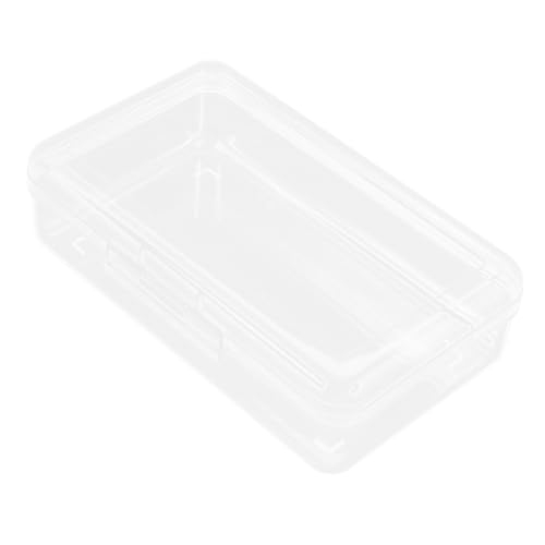 AUTSUPPL Große Transparente Kunststoff Stiftekiste mit Praktischem Deckel Großer Kapazität Langlebiger Schreibtisch Organizer Vielseitige Aufbewahrungsbox für Schüler Lehrer und Künstler von AUTSUPPL