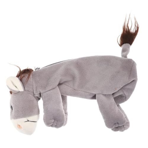 AUTSUPPL Großes Federmäppchen Plüsch Tier Federtasche mit Reißverschluss Niedliche Stiftetasche für Mädchen Multifunktionale Schreibwaren Aufbewahrung Leicht Tragbar und Geräumig für Schule von AUTSUPPL