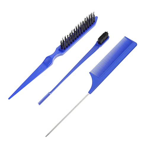 AUTSUPPL Haarglättungskamm Mit Pin Tail Comb Für Männer Entwirrungskamm Für Natürliches Schwarzes Haar Kammset Für Friseur Kopfhautkamm Entwirrungskamm Für Heimwerken von AUTSUPPL