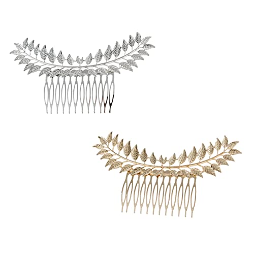 AUTSUPPL 2stücke Haarkämme Haarschmuck Mit Blattform Elegantes Accessoire Für Damen Für Hochzeiten Partys Und Besondere Anlässe von AUTSUPPL