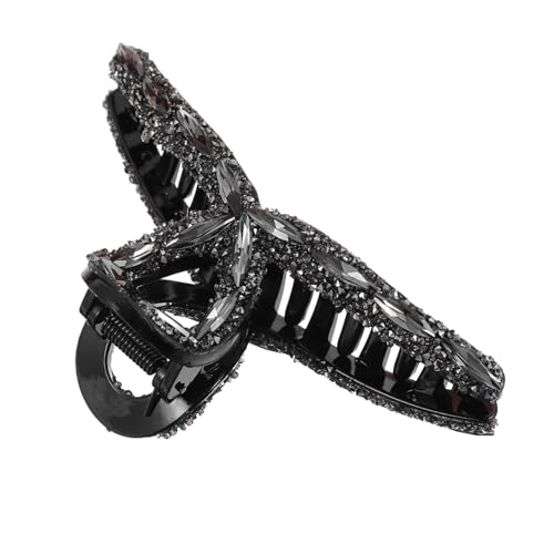 AUTSUPPL Haarklammer mit Kristallbesatz Eleganter Haarschmuck für Damen Rutschfester Haarclip Langlebiger Haarklaue für Stylisches Haarstyling Geeignet für Langes und Kurzes Haar von AUTSUPPL