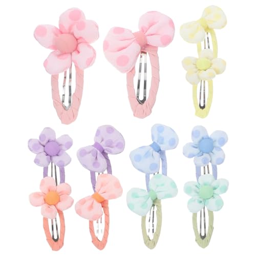 AUTSUPPL 12stücke Teiliges Haarspangen Für Mädchen Bunte Blumen-haarclips Süße Haarschmuck Für Alltag Und Besondere Anlässe Leicht Und Bequem Zu Tragen von AUTSUPPL