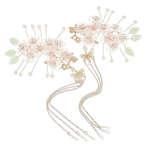 AUTSUPPL 1 Paar Chinesische Haarspangen Mit Blumenquaste Haarspangen Für Damen Vintage-haarschmuck von AUTSUPPL